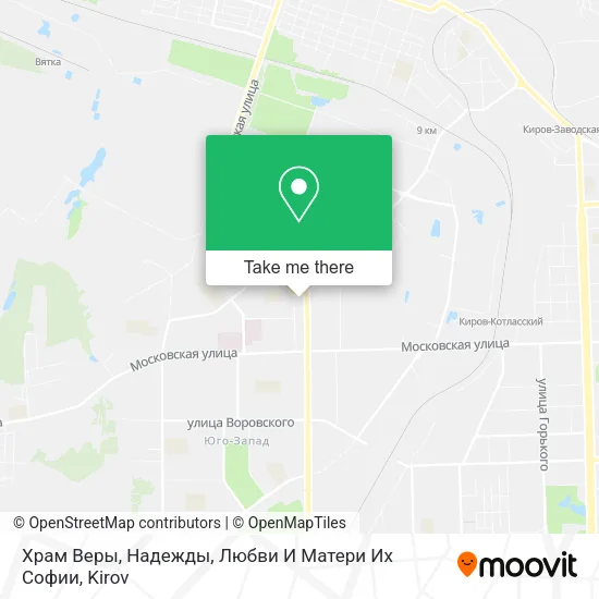 Храм Веры, Надежды, Любви И Матери Их Софии map