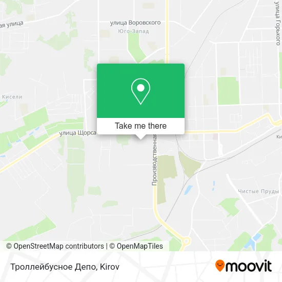 Троллейбусное Депо map