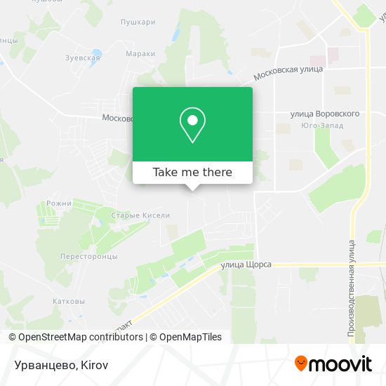 Урванцево map