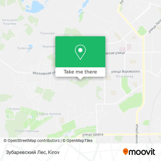 Зубаревский Лес map