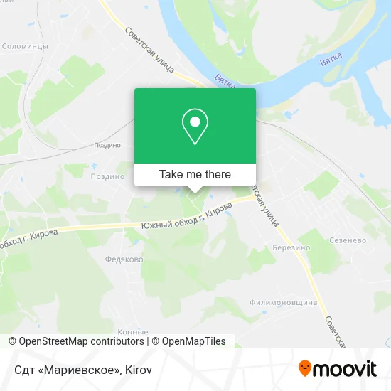 Сдт «Мариевское» map