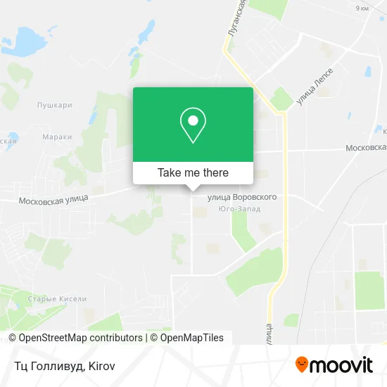 Тц Голливуд map