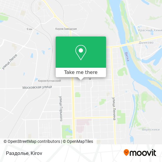 Раздолье map