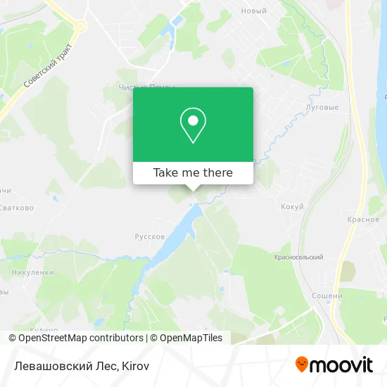 Левашовский Лес map