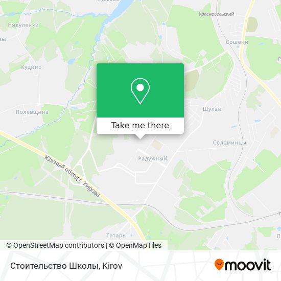 Стоительство Школы map