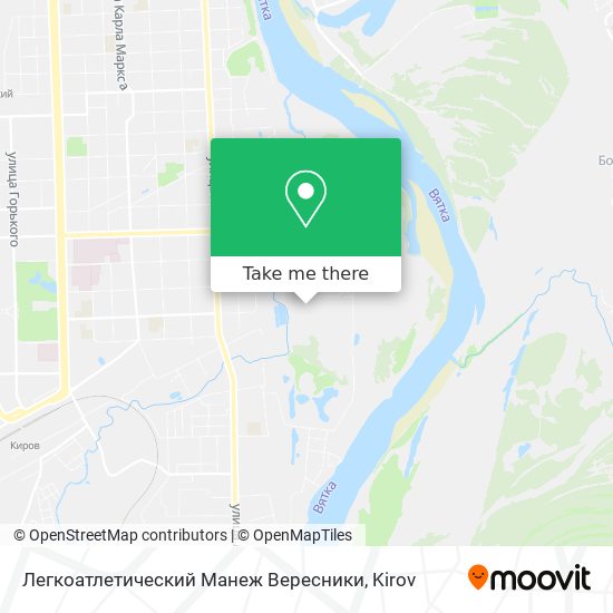 Легкоатлетический Манеж Вересники map