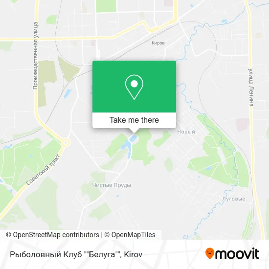 Рыболовный Клуб ""Белуга"" map