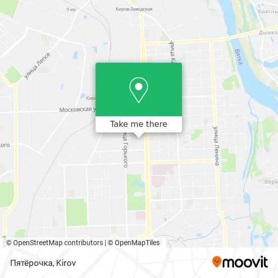 Пятёрочка map