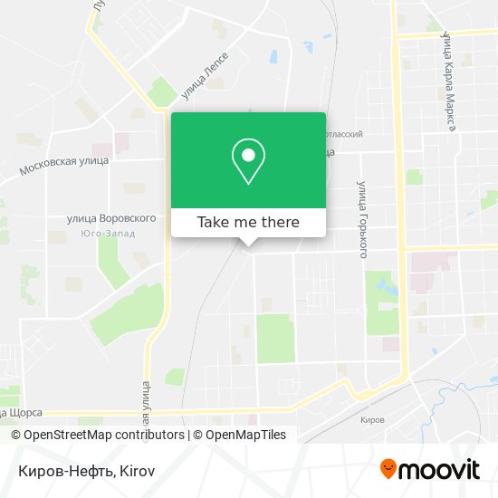 Киров-Нефть map