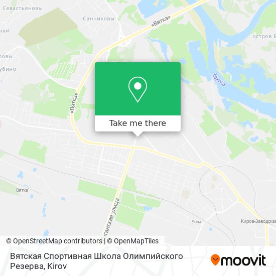 Вятская Спортивная Школа Олимпийского Резерва map