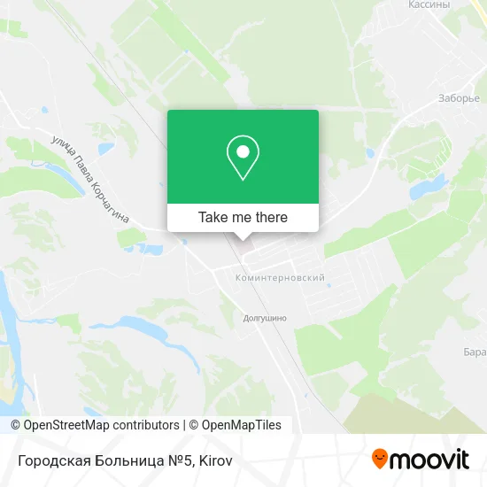 Городская Больница №5 map