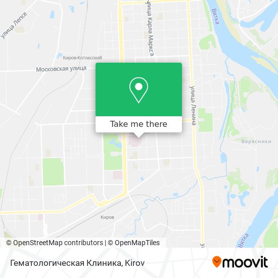 Гематологическая Клиника map