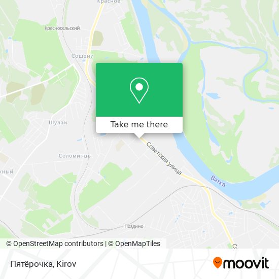 Пятёрочка map