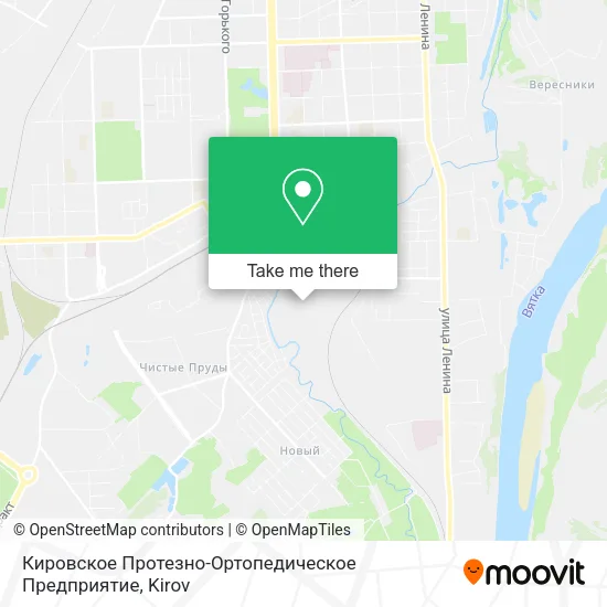 Кировское Протезно-Ортопедическое Предприятие map