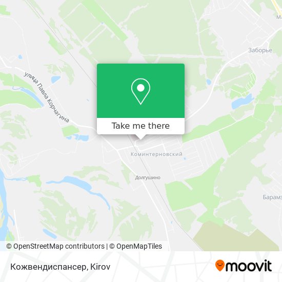 Кожвендиспансер map