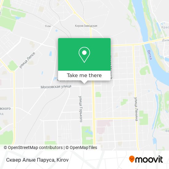 Сквер Алые Паруса map