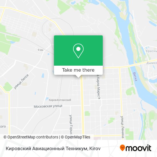 Кировский Авиационный Техникум map