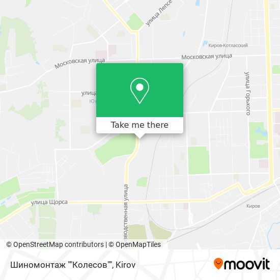 Шиномонтаж ""Колесов"" map