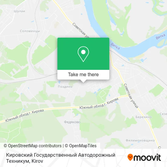Кировский Государственный Автодорожный Техникум map