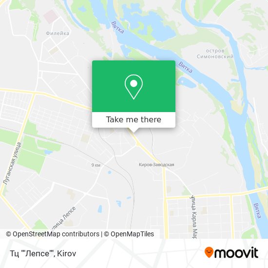 Тц ""Лепсе"" map