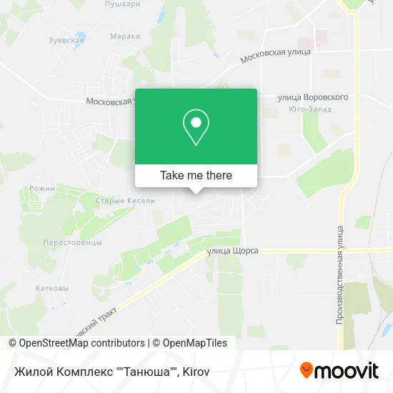 Жилой Комплекс ""Танюша"" map