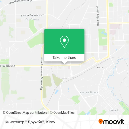 Кинотеатр ""Дружба"" map