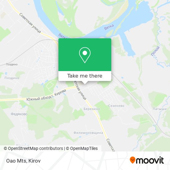 Oao Mts map