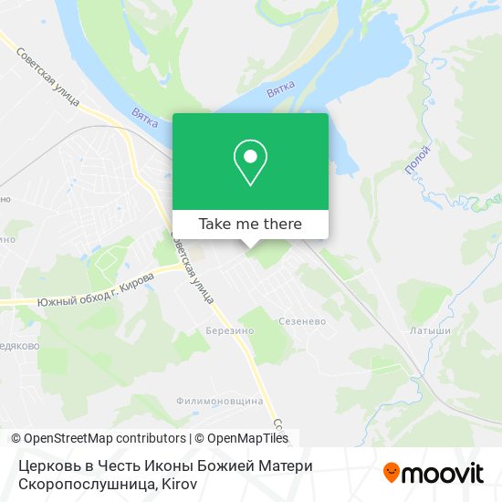 Церковь в Честь Иконы Божией Матери Скоропослушница map