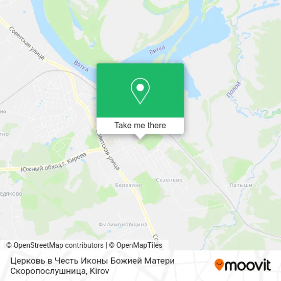 Церковь в Честь Иконы Божией Матери Скоропослушница map