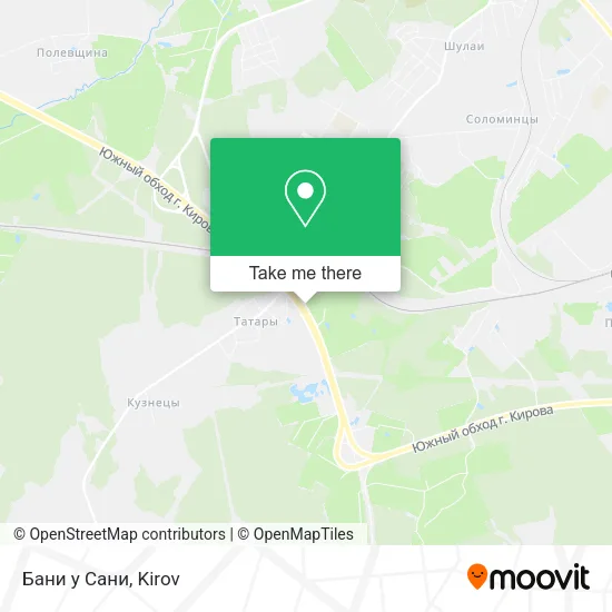 Бани у Сани map