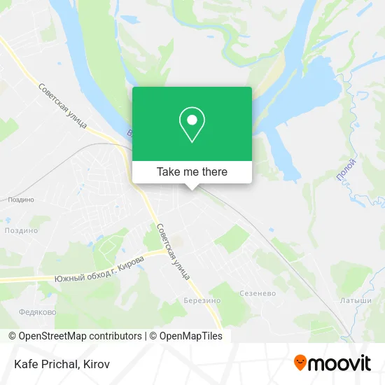 Kafe Prichal map