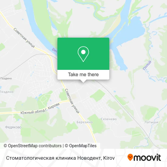 Стоматологическая клиника Новодент map