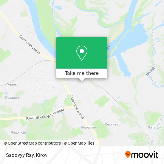 Sadovyy Ray map