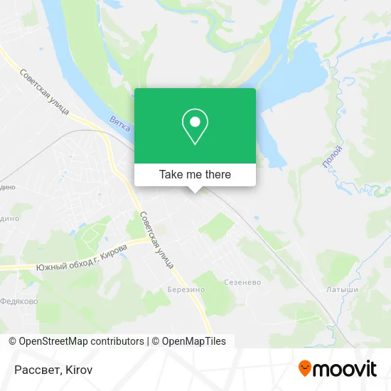Рассвет map