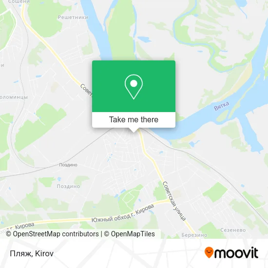 Пляж map