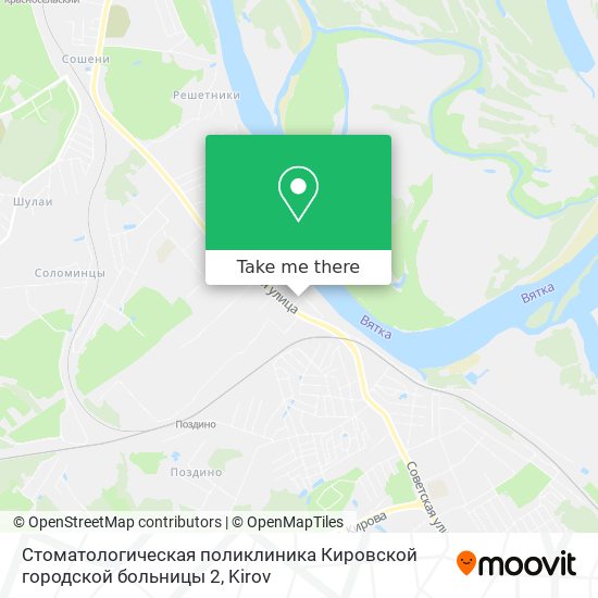 Стоматологическая поликлиника Кировской городской больницы 2 map