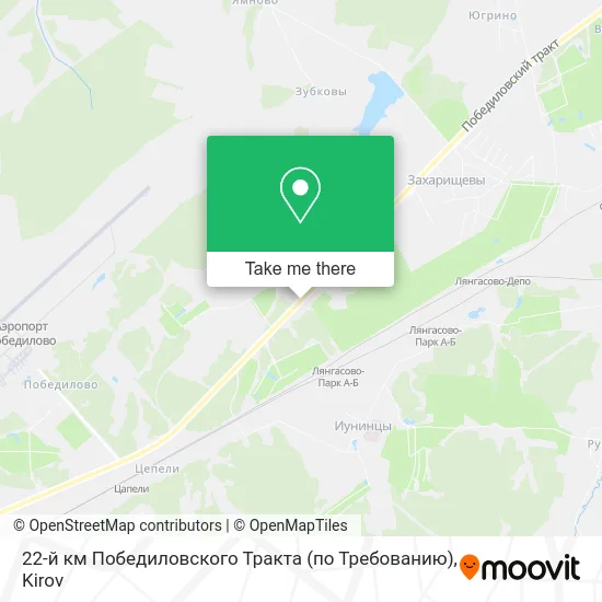 22-й км Победиловского Тракта (по Требованию) map