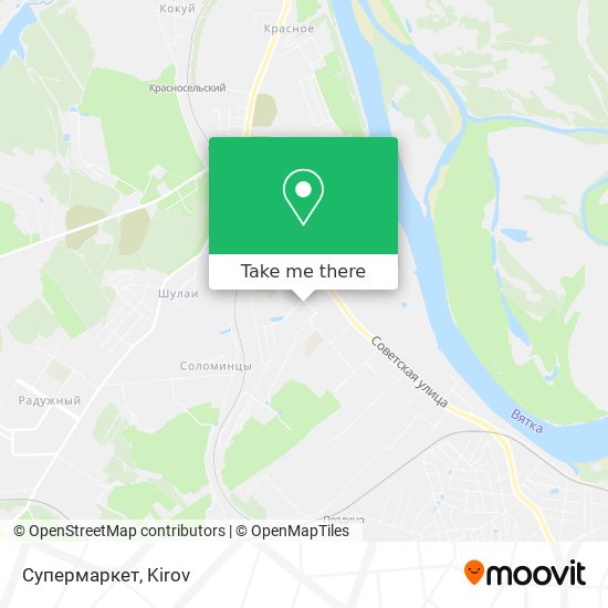 Супермаркет map