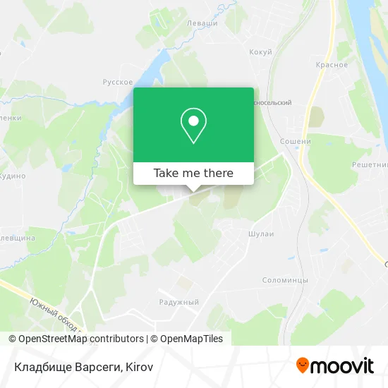 Кладбище Варсеги map