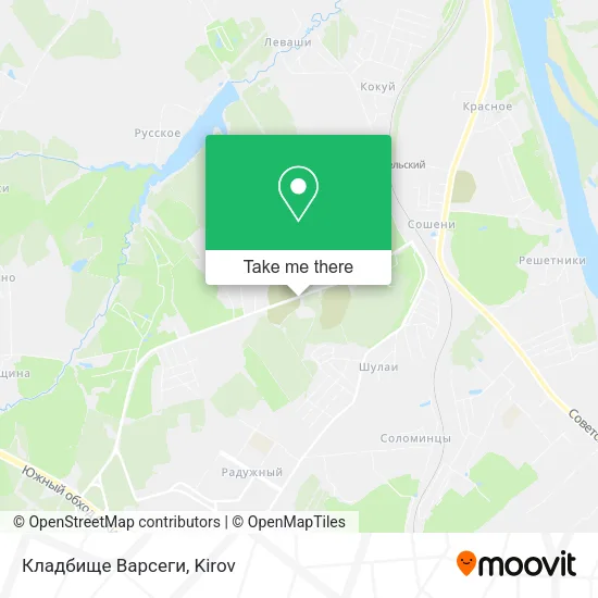 Кладбище Варсеги map