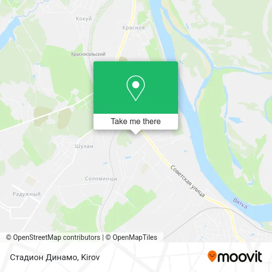 Стадион Динамо map