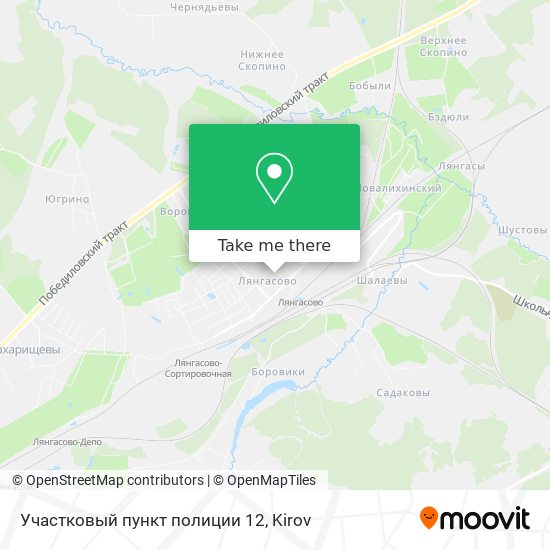 Участковый пункт полиции 12 map