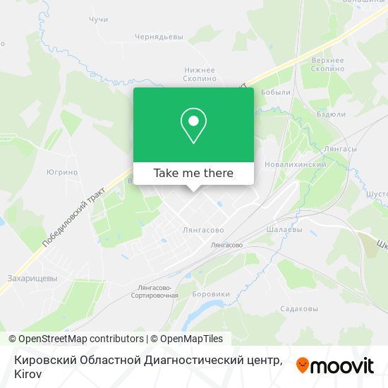 Кировский Областной Диагностический центр map