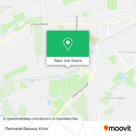 Липовая банька map