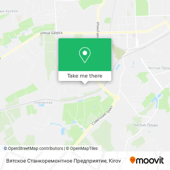Вятское Станкоремонтное Предприятие map