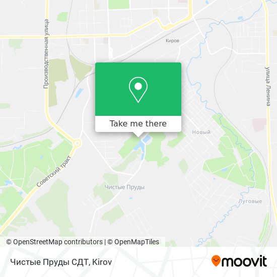 Чистые Пруды СДТ map