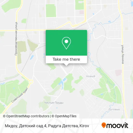 Мкдоу, Детский сад 4, Радуга Детства map