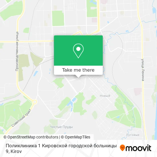 Поликлиника 1 Кировской городской больницы 9 map