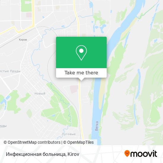 Инфекционная больница map