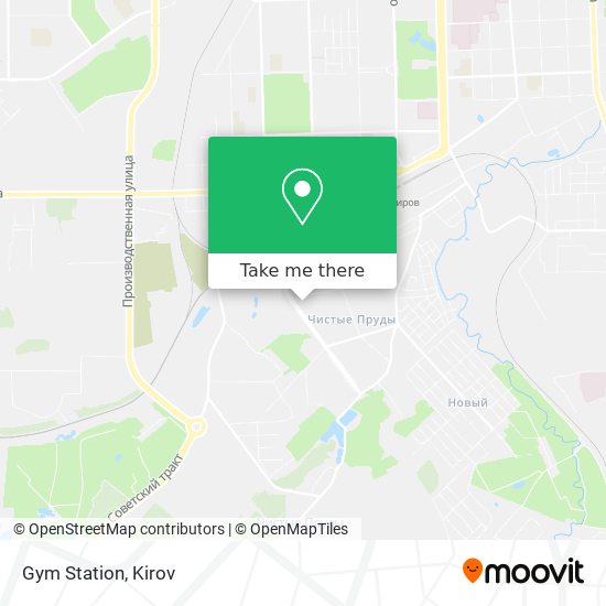 Gym Station map